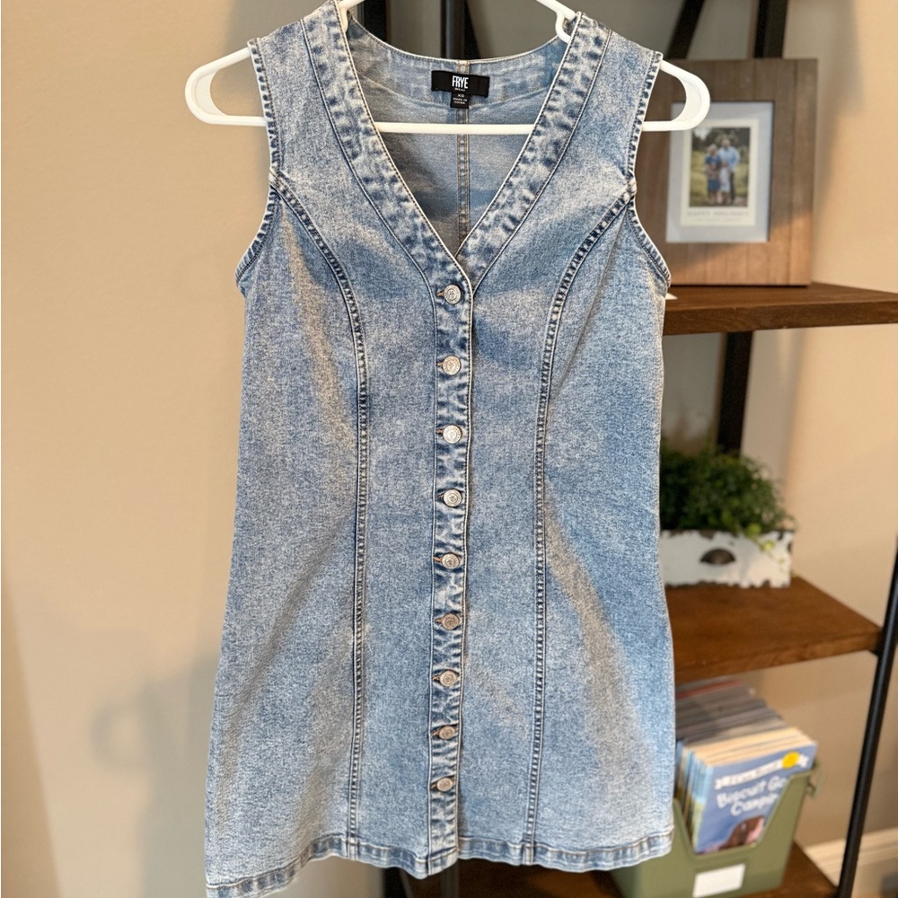 Frye Light Blue Denim Dress